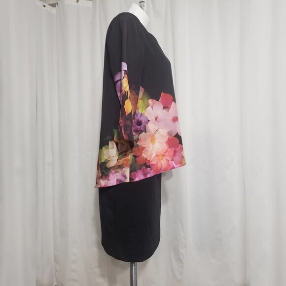 Ted Baker London Cadie Cascading floral dress Sz 6 - Picture 2 of 4